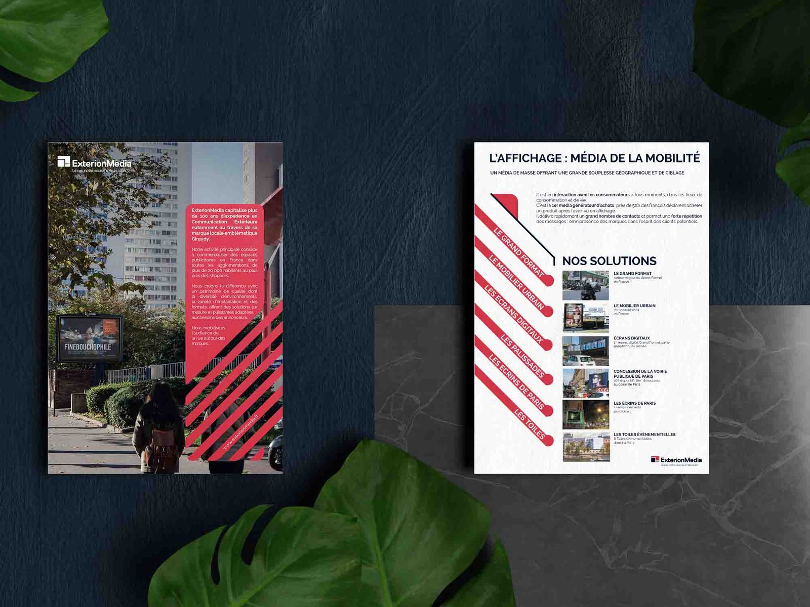 Design de plaquette commerciale