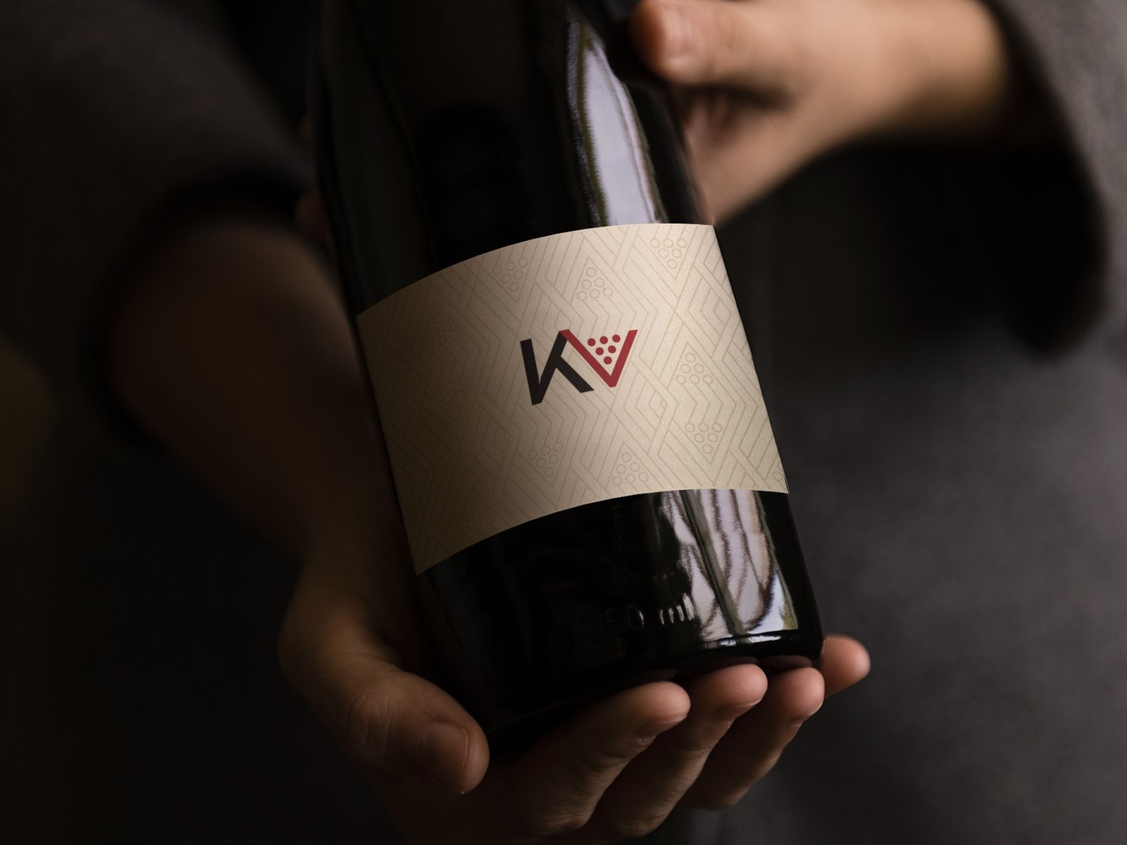 Etiquette de vin le Kviste