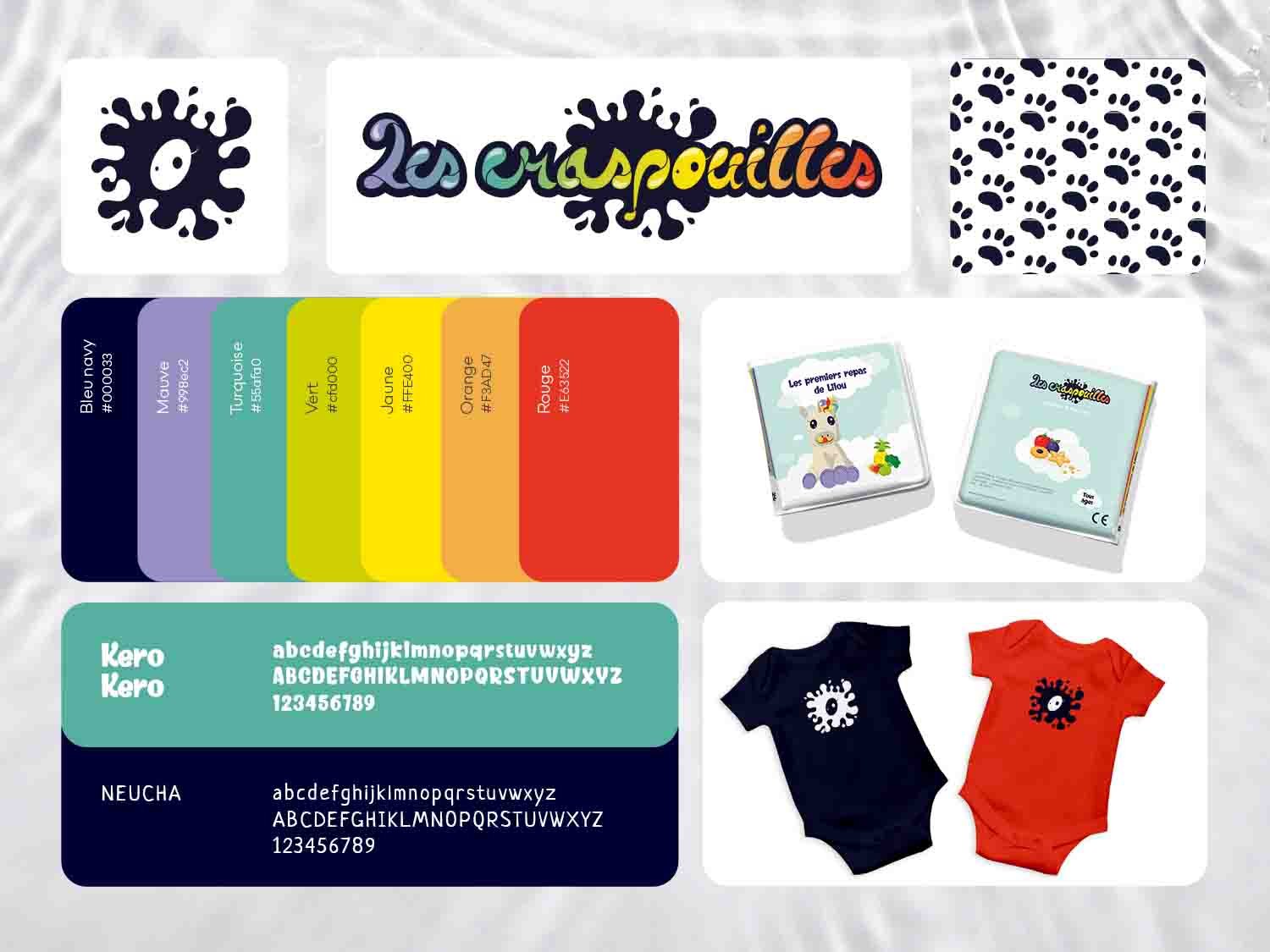 Branding de livre de bain